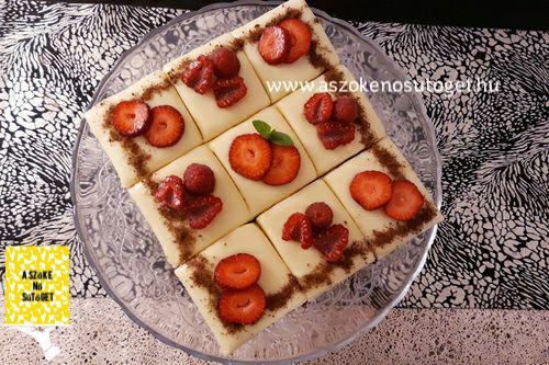 fehércsokis sajttorta