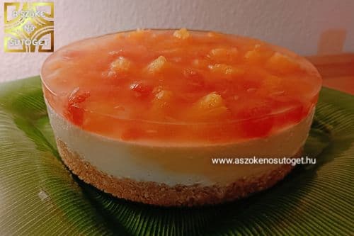 joghurt torta grapefruit zselével