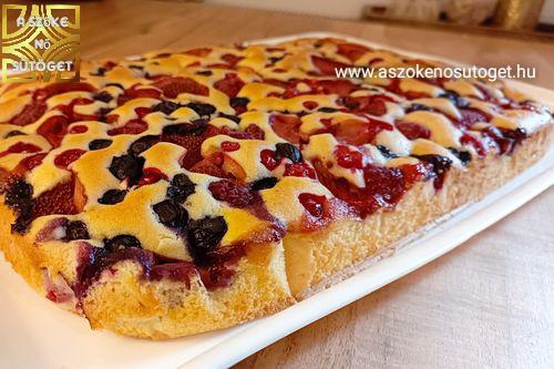 tálcára borítom és levágom a széleit