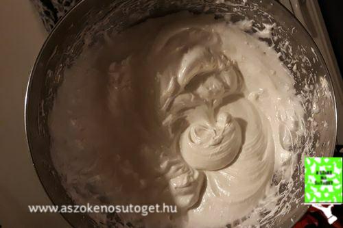 a fehérjét nagyon keményre verem fel