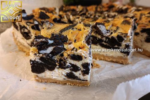sajttorta sok sok oreóval